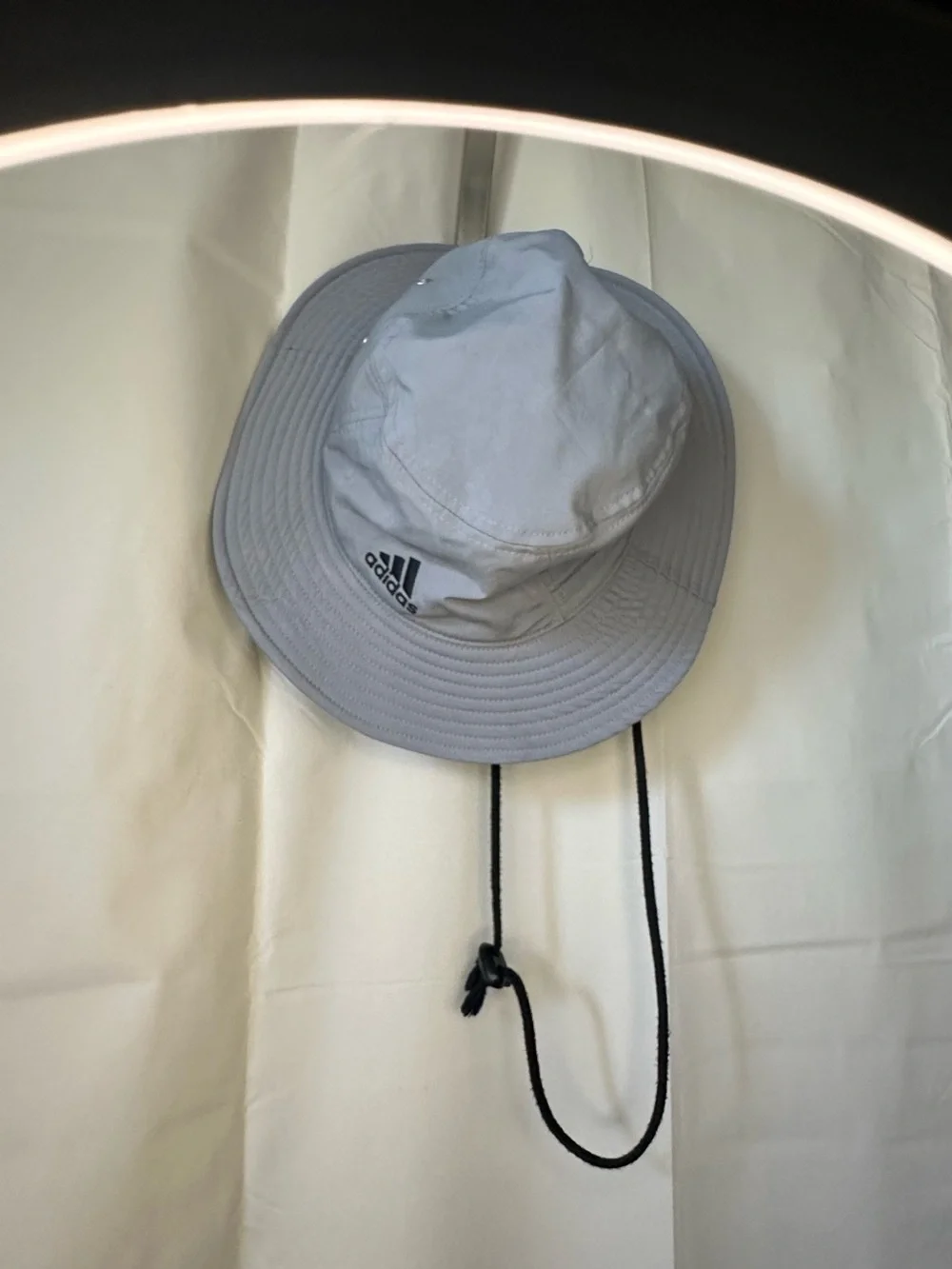 adidas Victory Bucket Hat in grey.